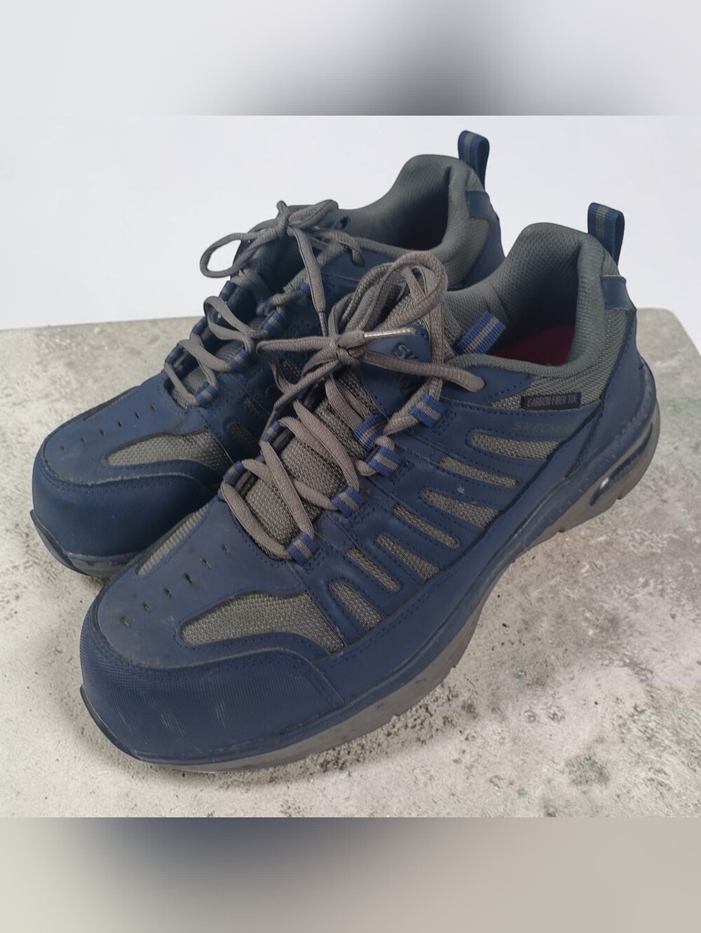 Skechers Mens 10.5 Work Arch Fit  Riggit Carbon Composite Toe Work Safety Shoe